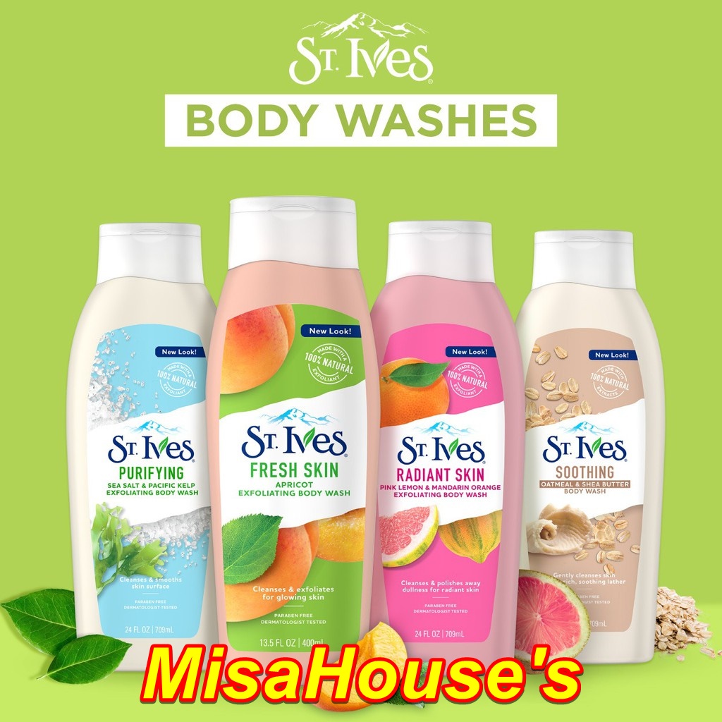 Sữa tắm dưỡng da St.Ives Muỗi Biển 473ml