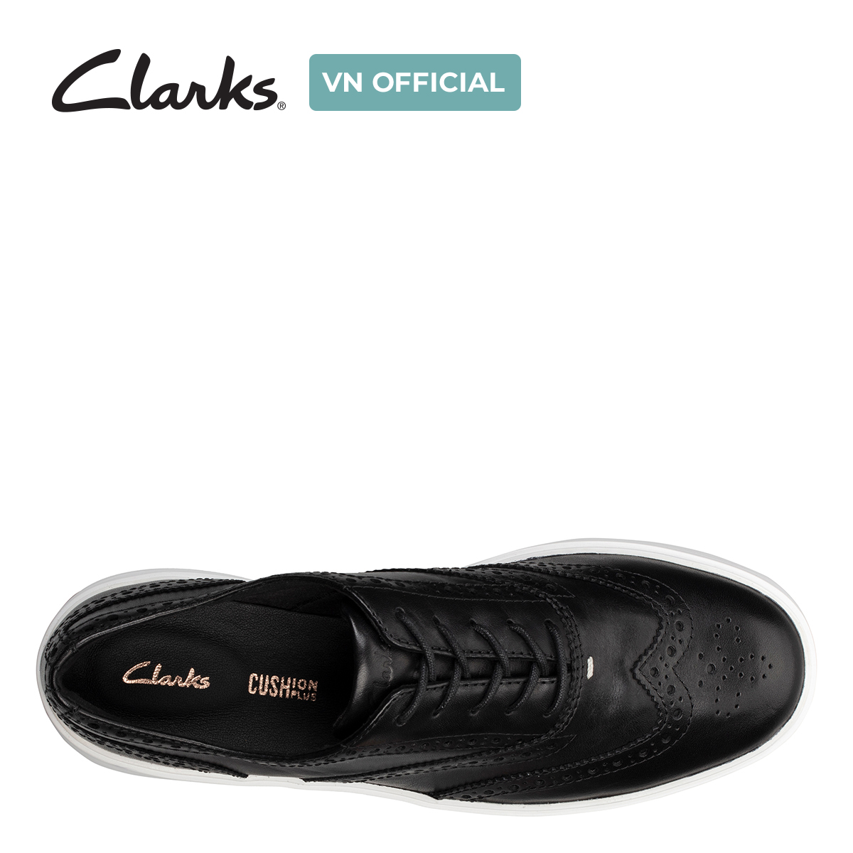 Giày Sneaker Da Nữ Clarks - Hero Brogue.