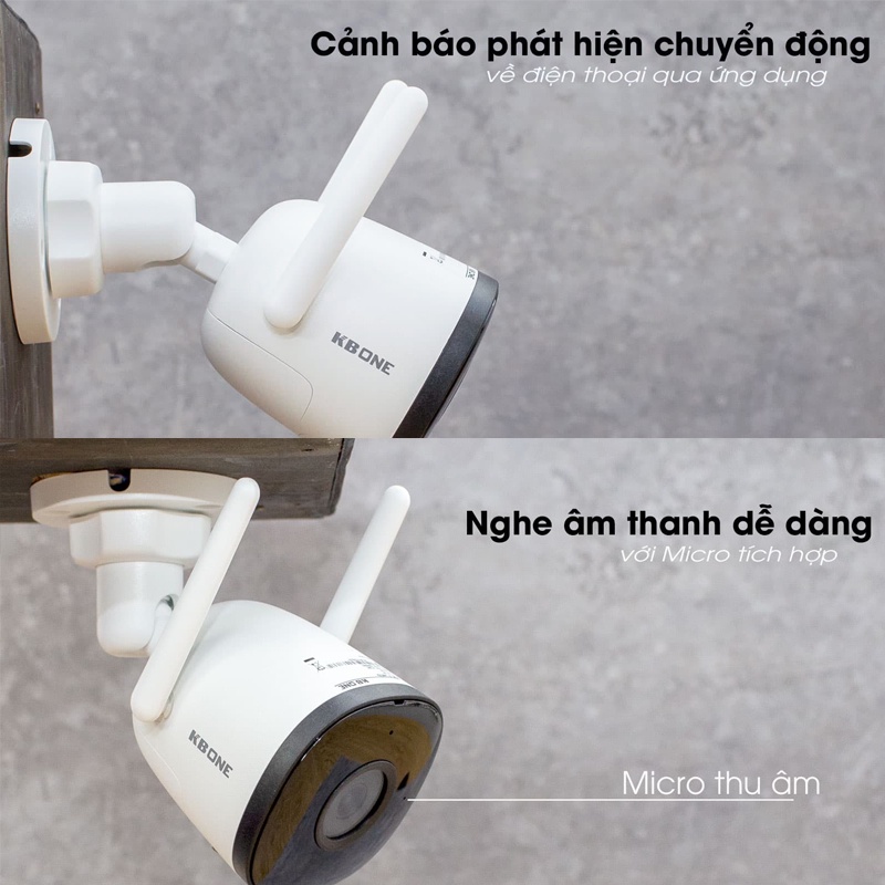 Camera Ip Wifi KBONE KN-B41 (4.0MP) - Hàng Chính Hãng