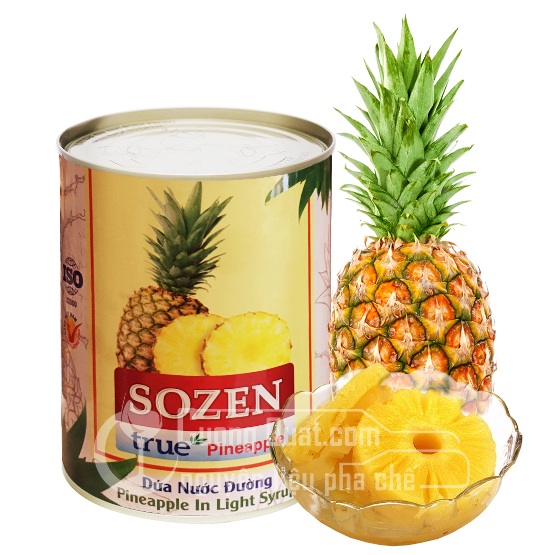 Trái cây đóng lon Thơm( Dứa ) Sozen 565g