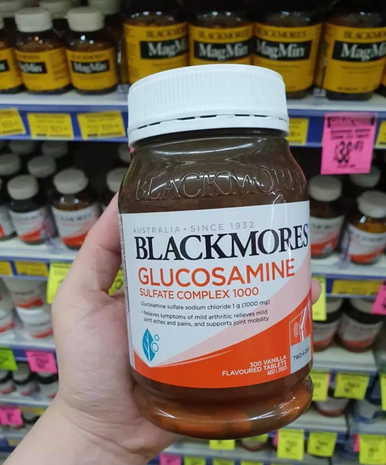 XƯƠNG KHỚP BLACKMORE GLUCOSAMIN Sulfate complex 1000 MG