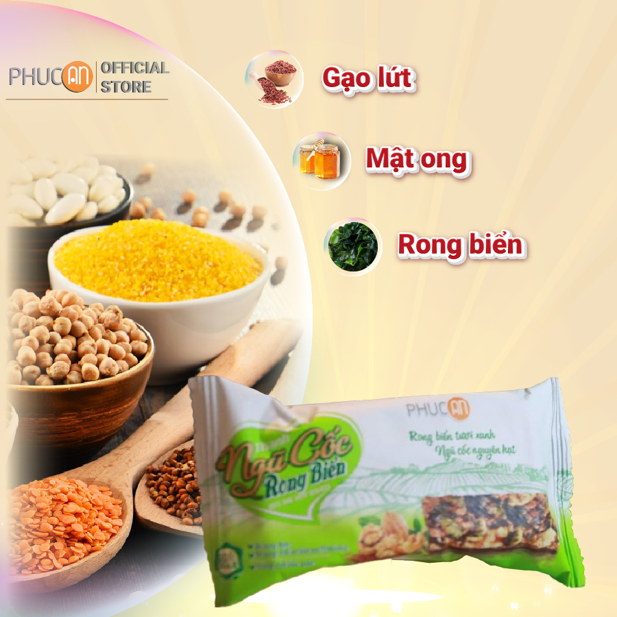 Combo 3 Hộp Thanh ngũ cốc Phúc An đủ vị