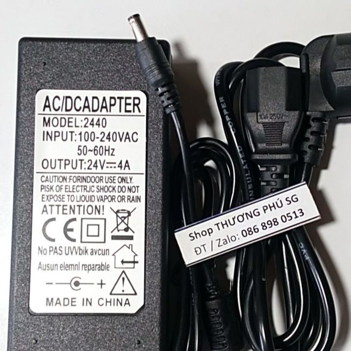 Adapter dc: 24v - 4a