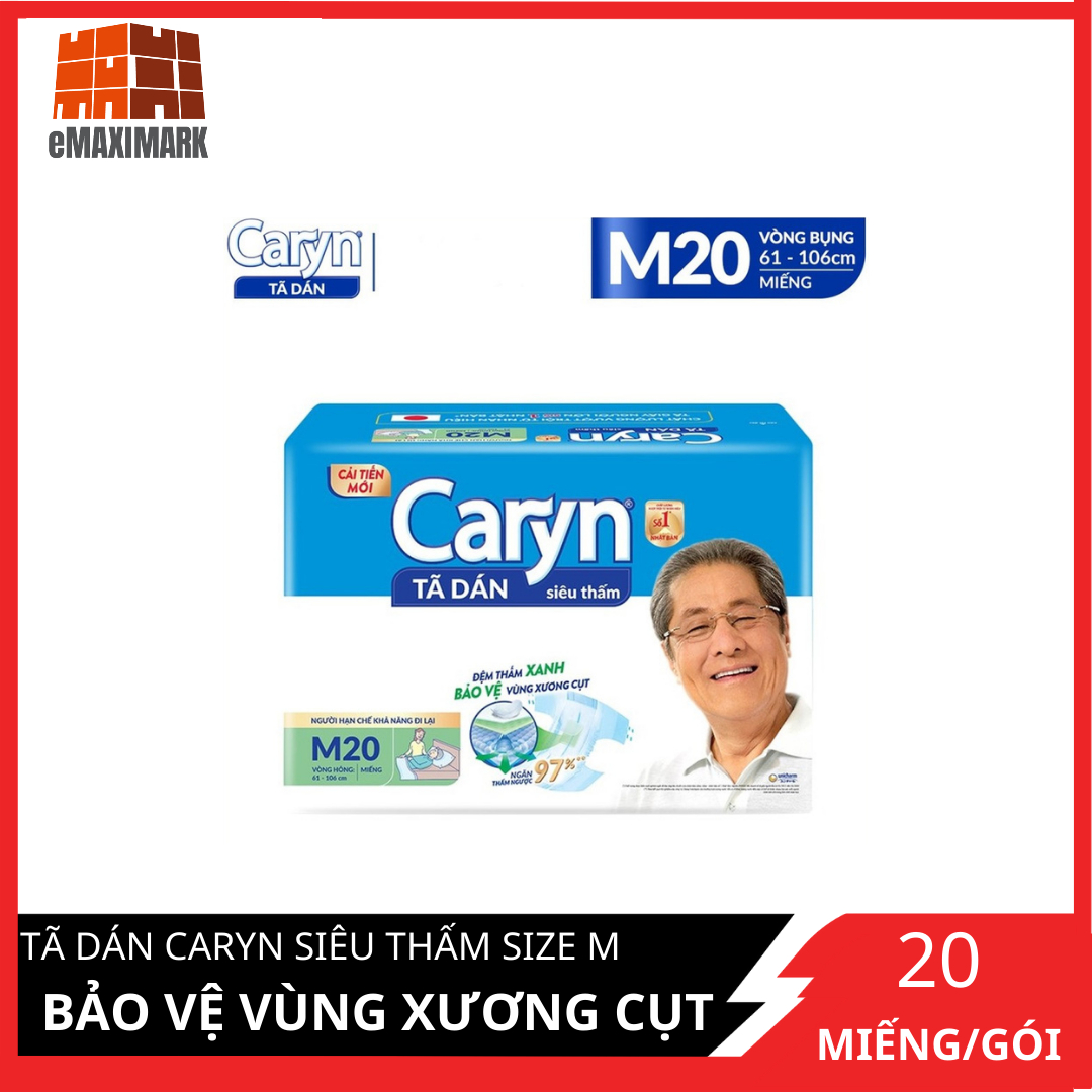 Tã Dán Caryn Size M Gói 20 Miếng