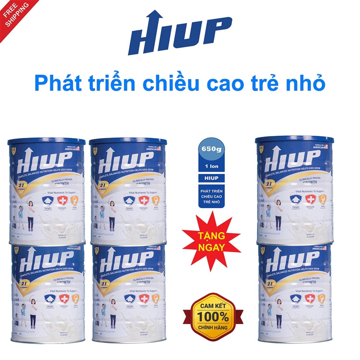 Combo mua 4 tặng 2 Unical và 1 hộp sữa bột HIUP tăng chiều cao cho trẻ từ 2 đến 15 tuổi thumbnail