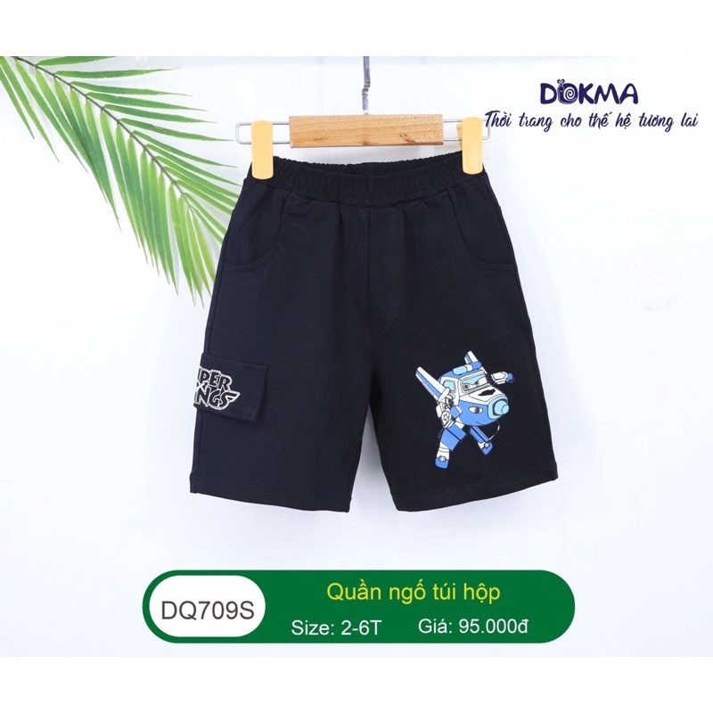 Quần đùi cộc chất cotton Doka cho bé trai (2-6T)