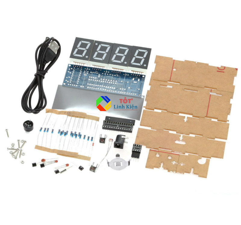 Đồng hồ điện tử mini để bàn - DIY Digital Clock