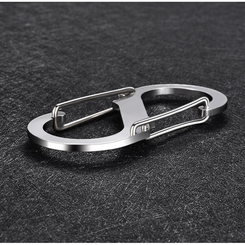 Móc khóa chữ S không gỉ 48mm