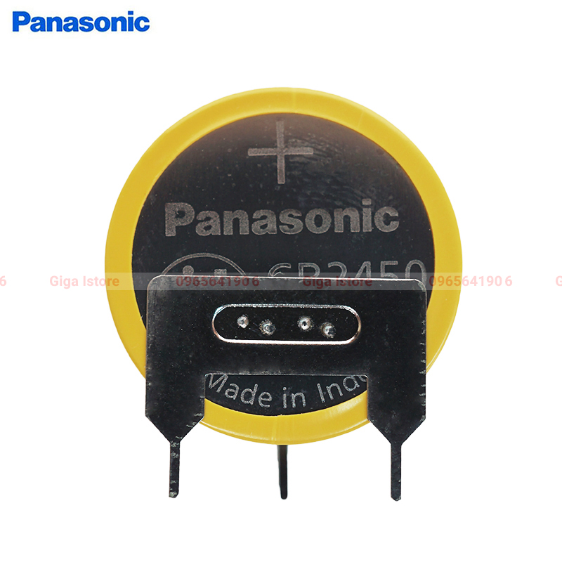 Pin nồi cơm Nhật Panasonic CR2450 3V hàn chân