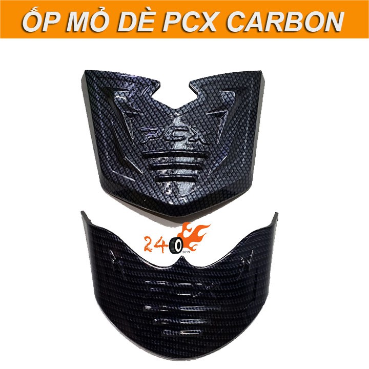 [Nhập RS0822 giảm 30k cho đơn 99k]MỎ DÈ TRUỚC VÀ SAU XE PCX 2018 - SƠN CARBON ĐEN - TanThanh 247