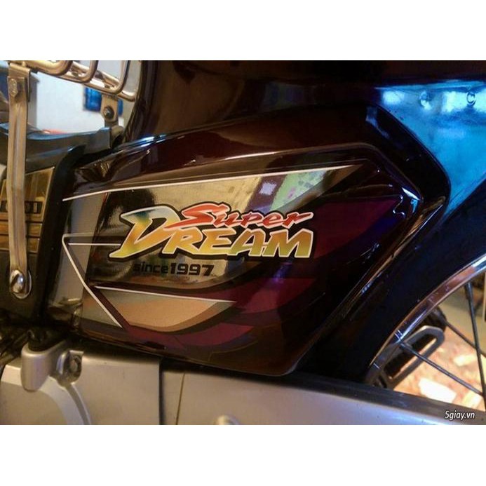 [Bao Đổi Trả] Tem Rời Dán Full Xe Dream 2007 Hàng 3 Lớp Cao Cấp ( Màu Nho )