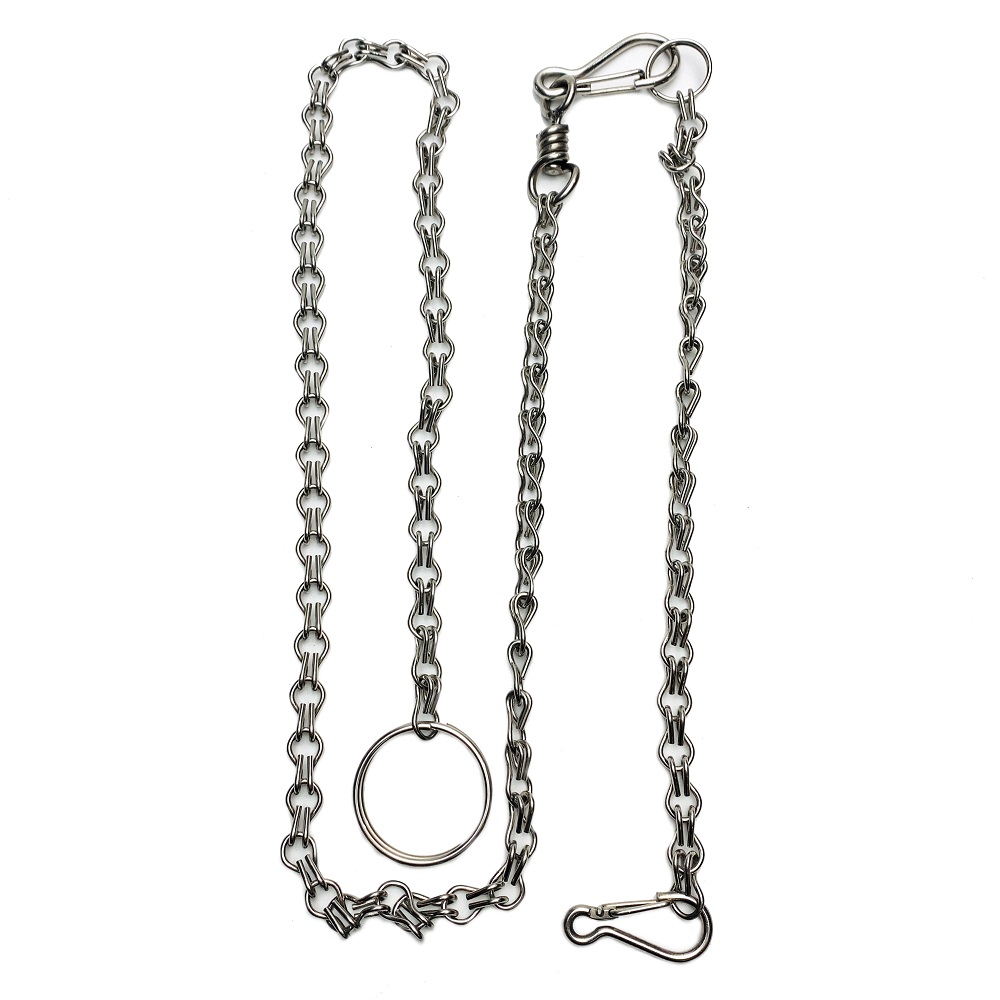 Dây xích inox dắt thú cưng kèm vòng cổ