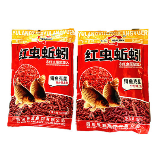 Mồi câu cá , mồi giun thành phần có giun đỏ, giun đất , bột tôm nam cực