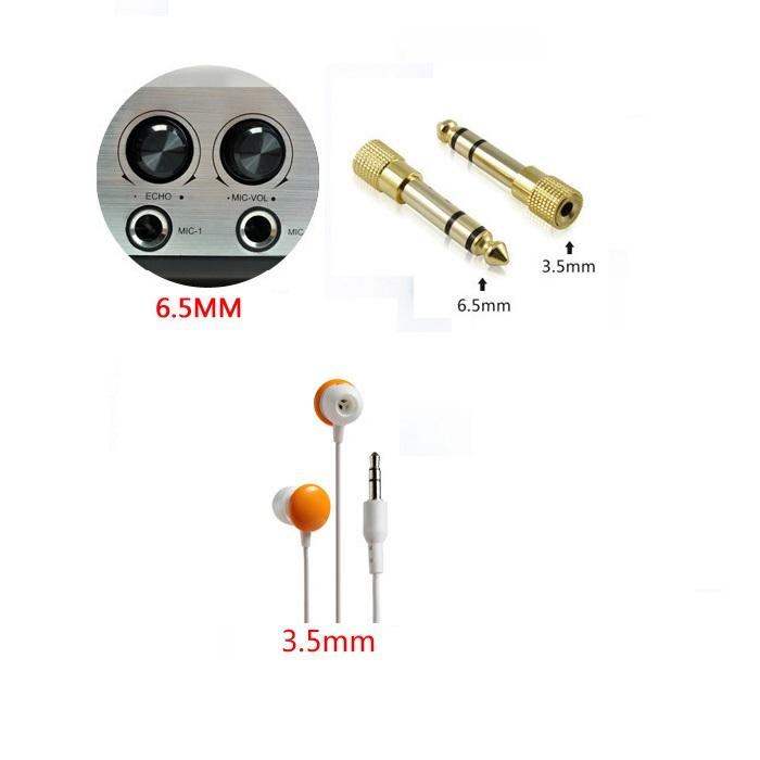 Jack chuyển đổi từ 3.5 sang 6.5 mạ vàng