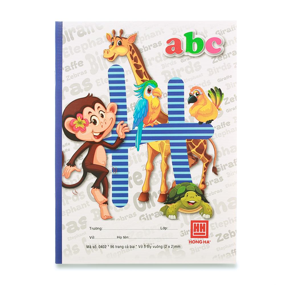 Lốc 5 Quyển Vở 5 Ôly 96 Trang Hồng Hà Class ABC - 0402 | Dành Cho Học Sinh Miền Trung - Nam