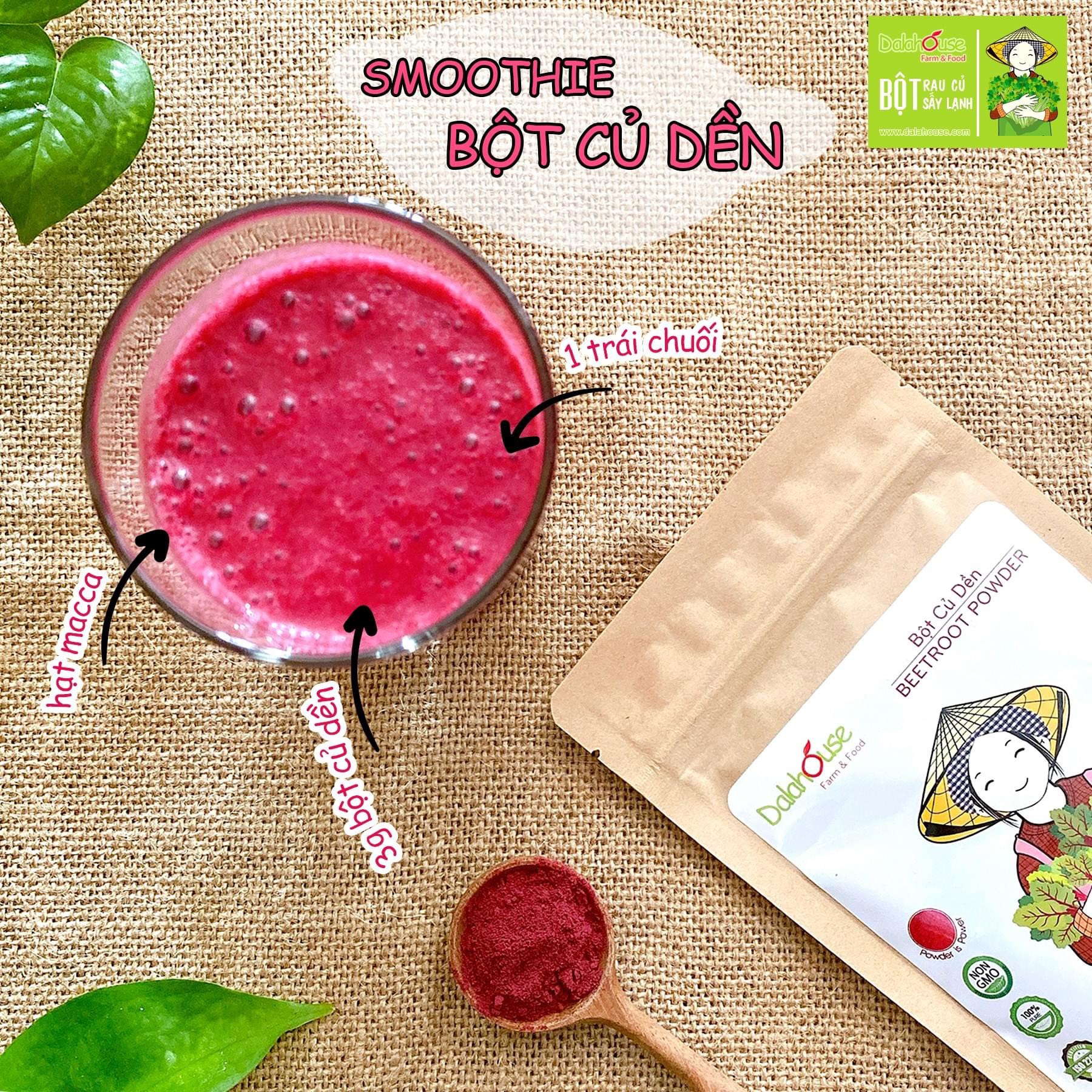 Bột Củ Dền DalaHouse Nguyên Chất (100% Natural Beetroot Powder) Hộp 150g