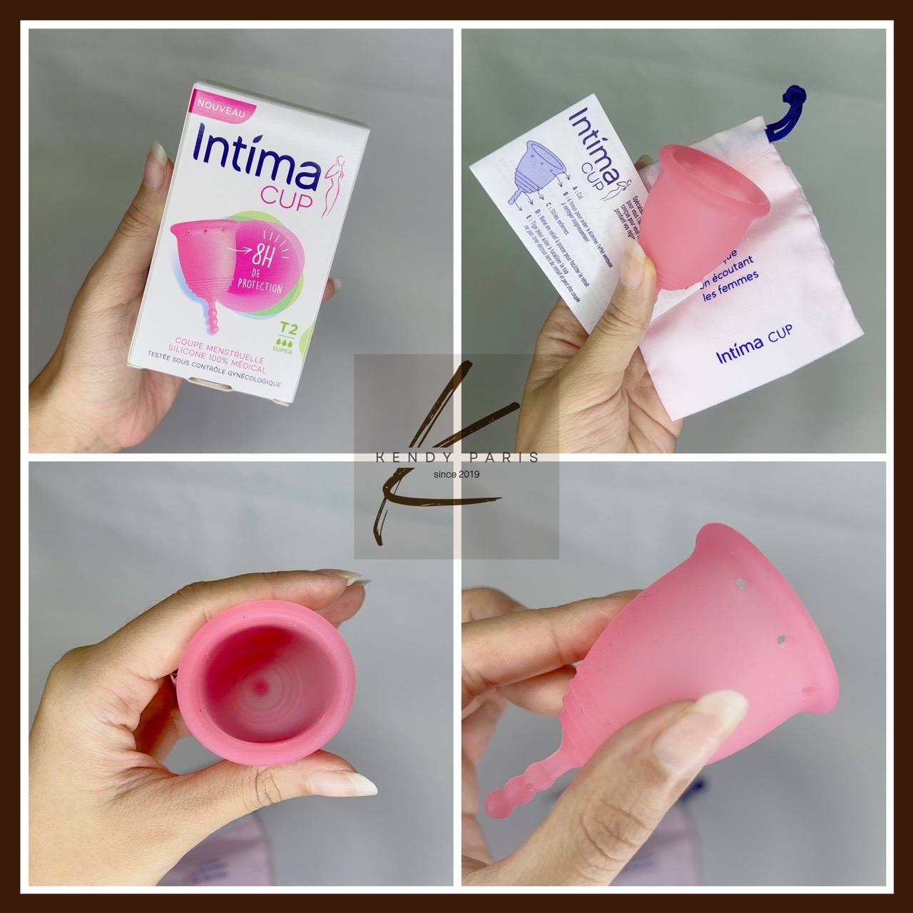 [2size] Cốc nguyệt san Intima Cup - Nội địa Pháp