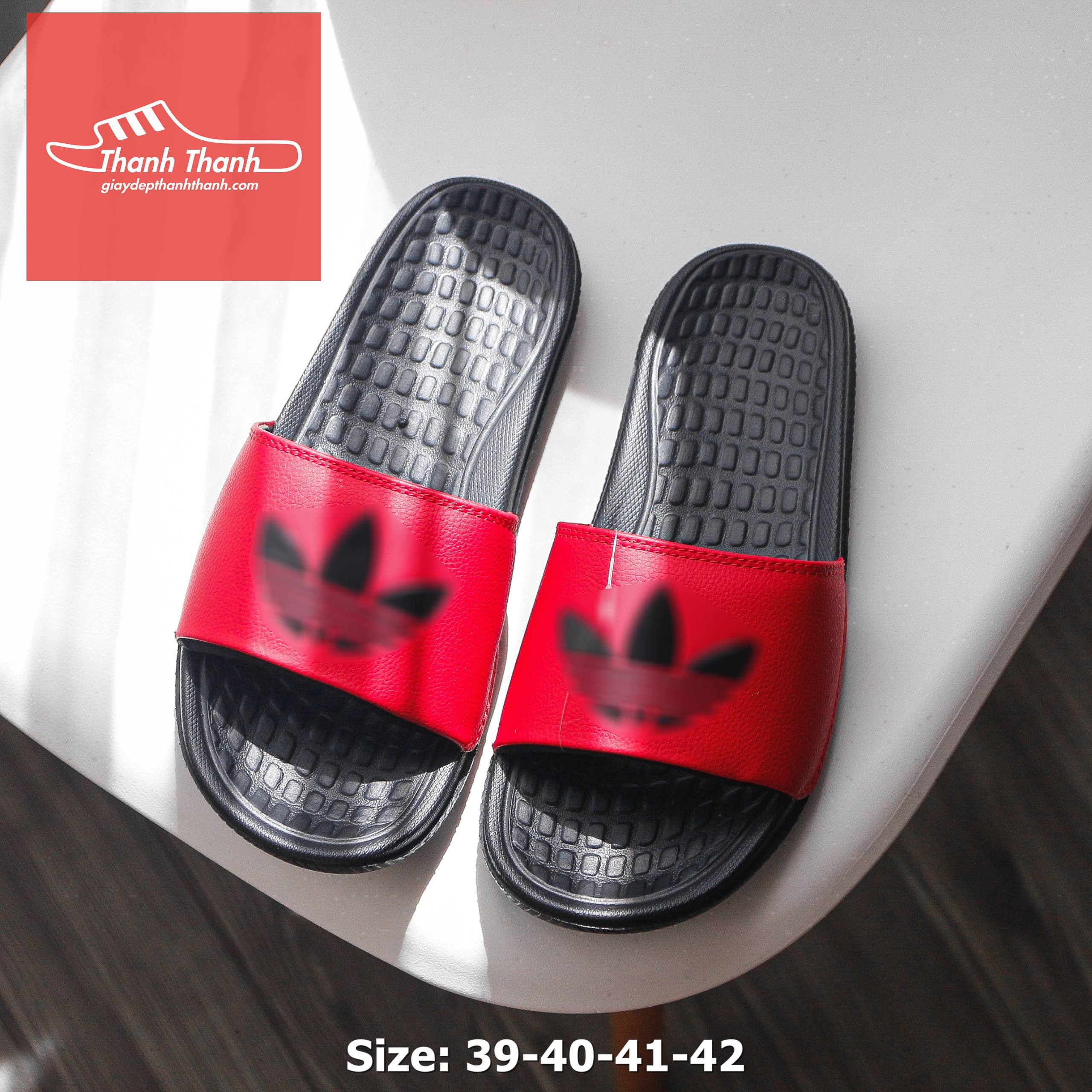 [HCM]Dép Nam Quai Ngang Logo 3 Lá Original [39-42]