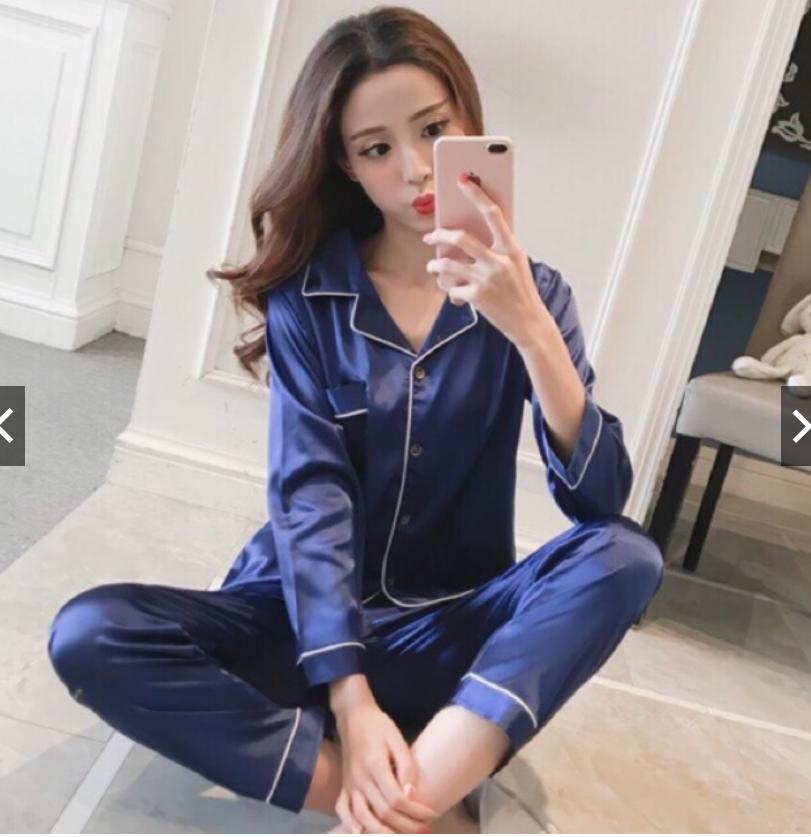 Đồ bộ phi lụa có up video hàng thật ở cuối
