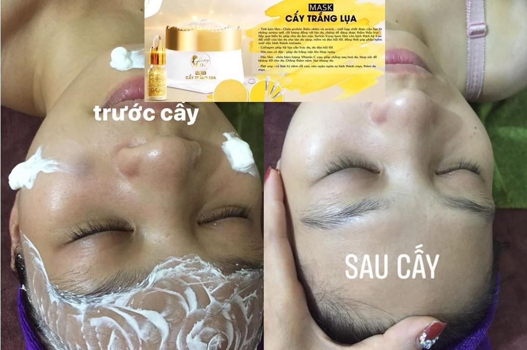 [HCM]COMBO CẤY TRẮNG LỤA NANO + MÁY DI TINH CHẤT CHUẨN SPA TẠI NHÀ [Tặng cọ quét + mặt nạ]