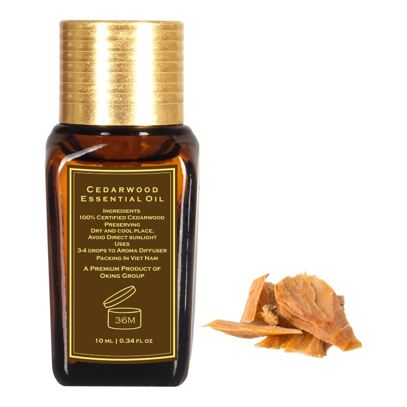 Tinh dầu gỗ hoàng đàn Oking 10ml (Cedarwood)