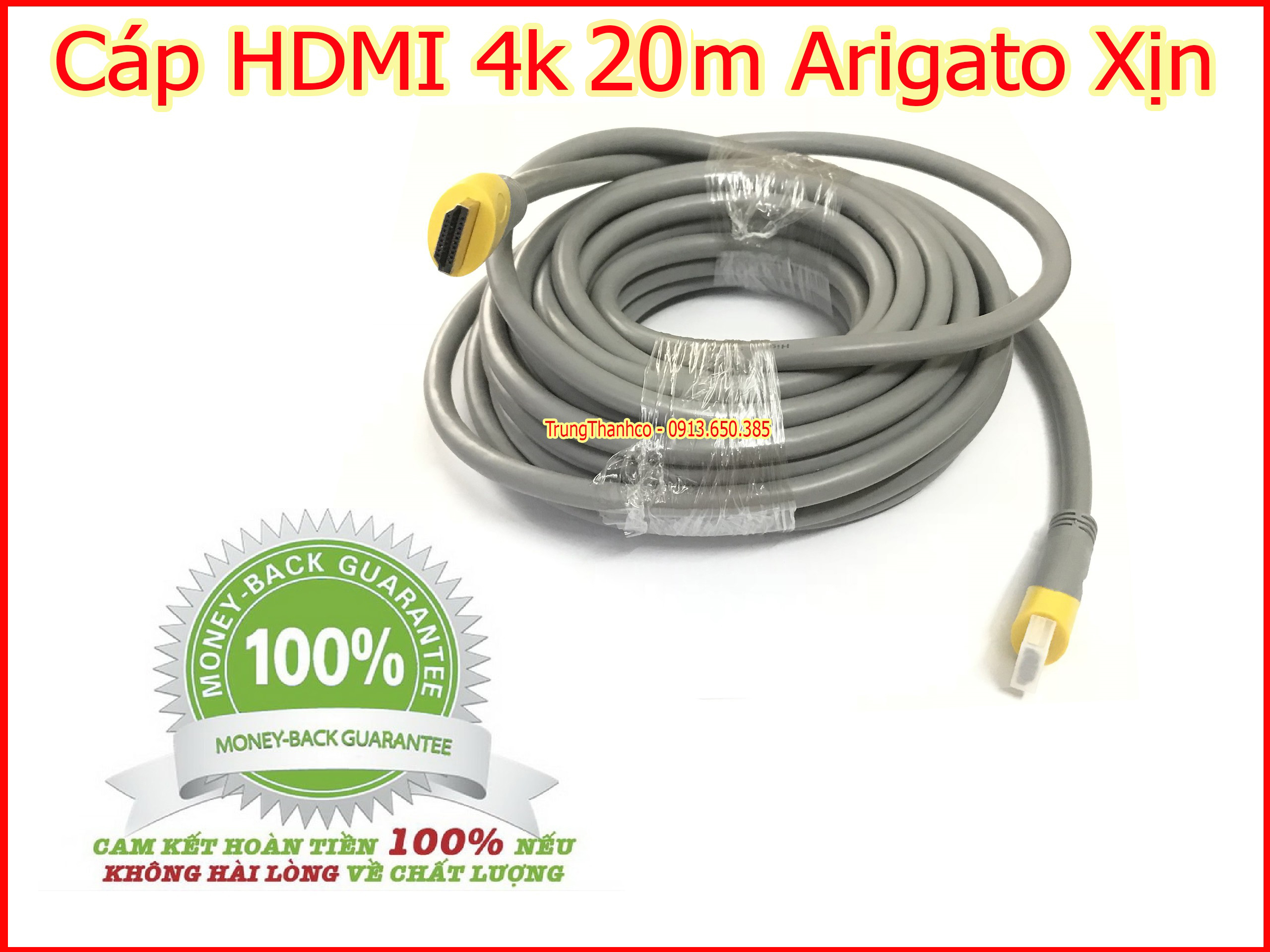 Cáp HDMI 4k 20m Arigato Xịn