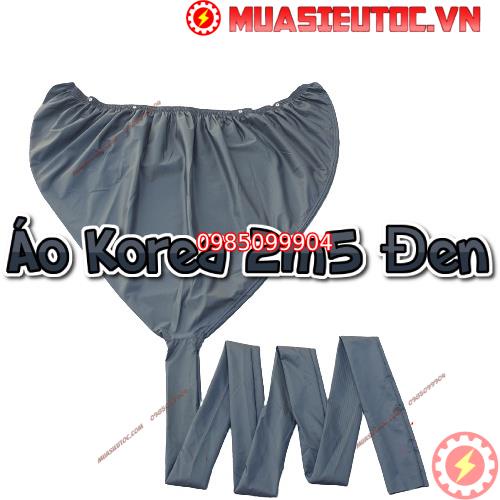Áo trùm Korea rộng 2m5 Màu Lam chất liệu Vải Bạt Hàn Quốc Cao Cấp -Chuyên dùng vệ sinh bảo dưỡng túi xịt rửa máy lạnh điều hoà - túi bọc xịt rửa làm sạch máy lạnh điều hoà lớn âm trân