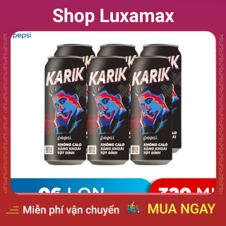 Lốc 6 Lon Nước Uống Có Gaz Pepsi Không Calo (320ml Lon) DTK93853755 - Shop LuxaMax - 6 cans of drinking water with Gaz Pepsi without calories (320ml cans) thumbnail