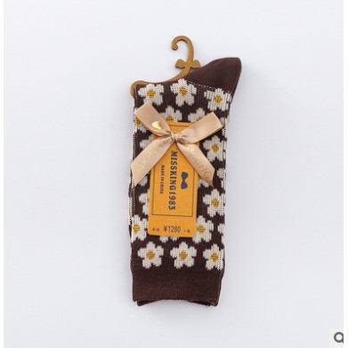 Tất vintage tone nâu