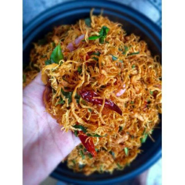 {100G/200G} KHÔ GÀ SẤY LÁ CHANH