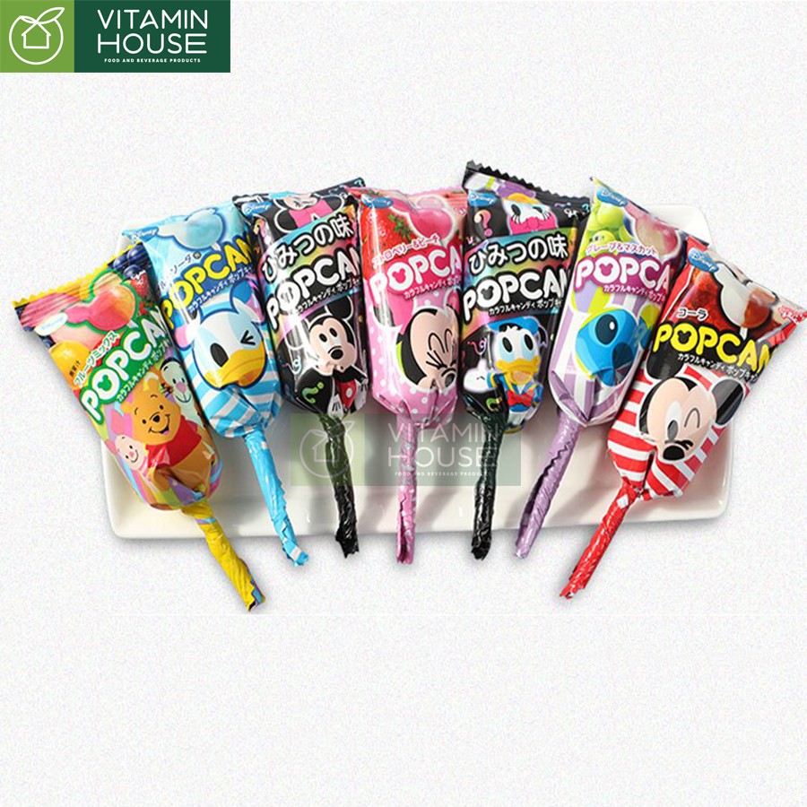 Combo 5 Kẹo mút Popcan Glico Mickey Nhật [Vitamin House]