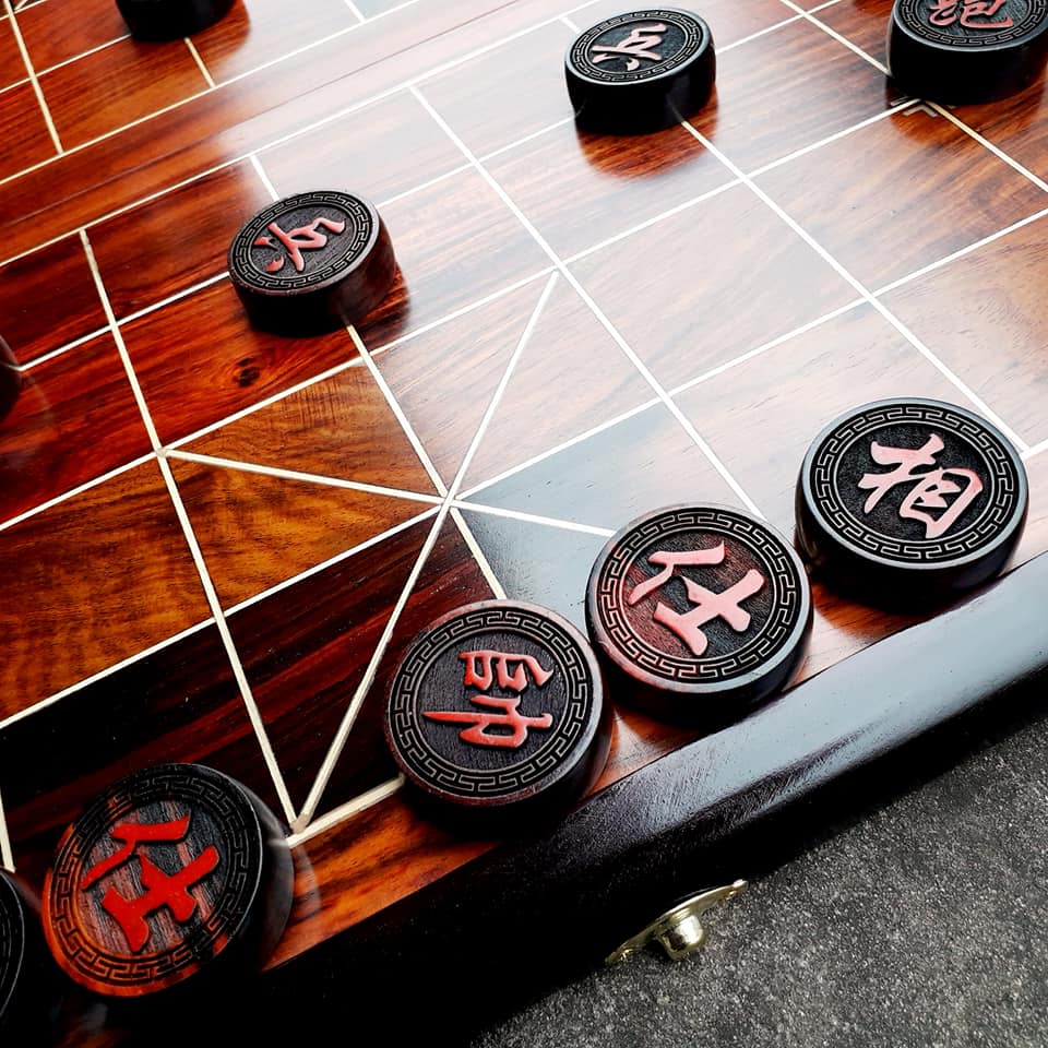 bộ quân cờ gỗ trắc ( không có bàn 2020)
