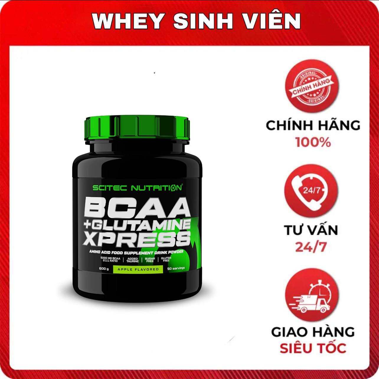 Scitec Nutrition BCAA + Glutamine (300g)