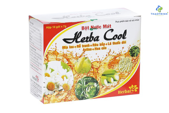 Bột nước mát HERBA COOL (Hộp 10 gói)