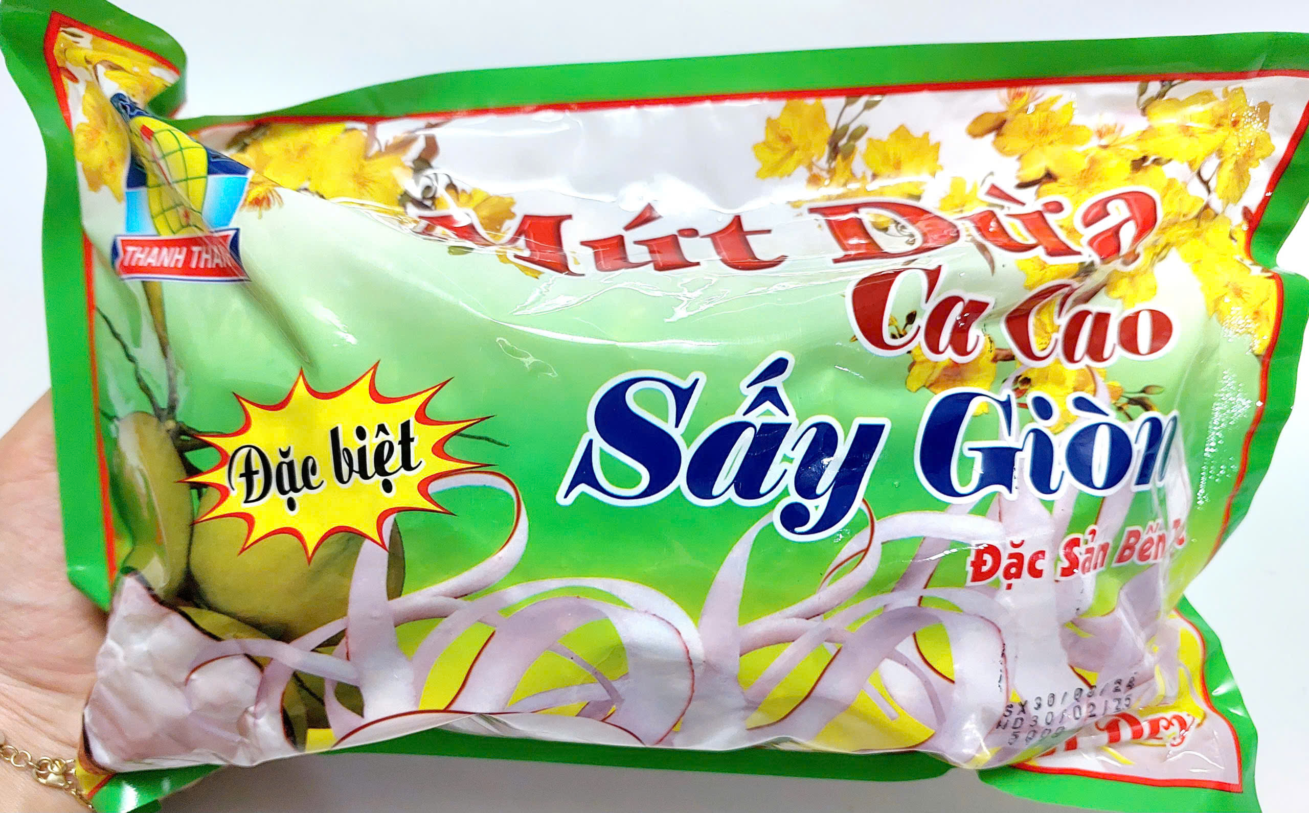Gói 100g Dừa sấy giòn - doanvat_hangduong