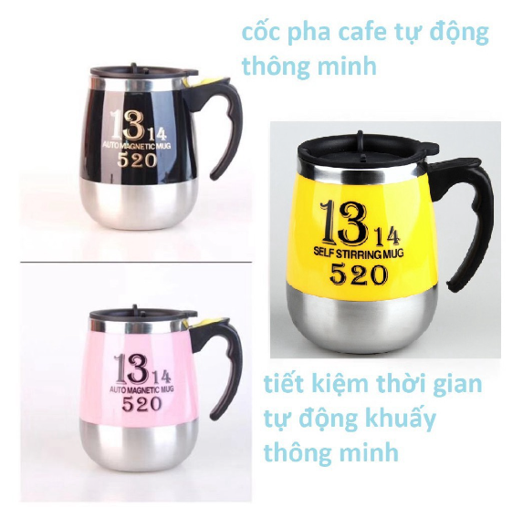 Cốc tự khấy thông minh, cốc pha cà phê, sữa tự động