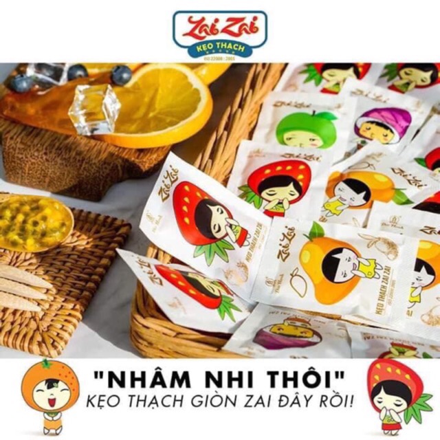 Combo 3 Gói Kẹo Thạch ZaiZai Đức Hạnh 350gr