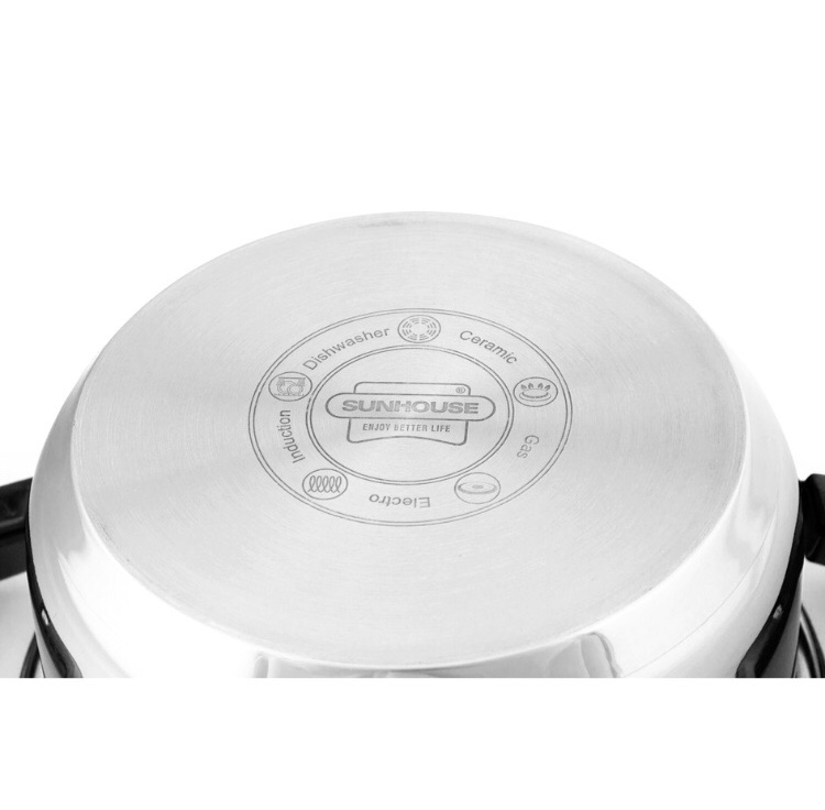 Bộ nồi inox ba đáy Sunhouse SH333