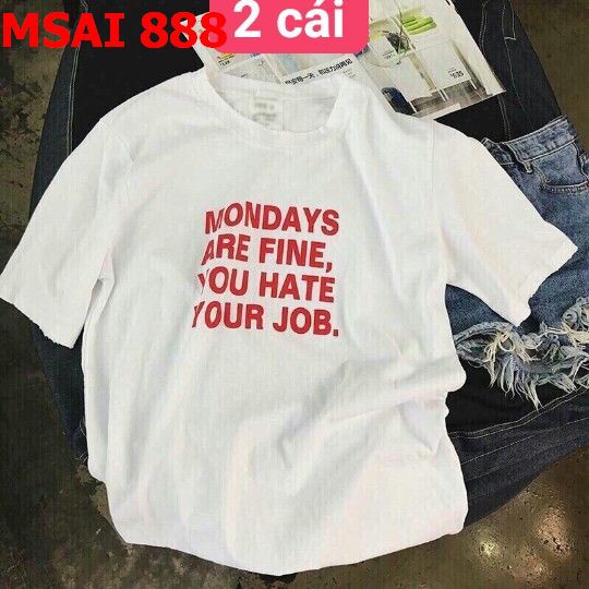 Áo thun nữ mondays 888