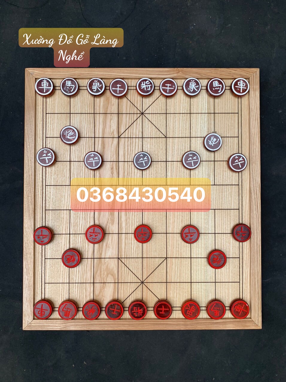 [ Xả Lỗ ] Bàn Cờ Tướng Làm Bằng Gỗ Cao Cấp [ Bàn Cờ Tướng - Hàng Loại 1 ]