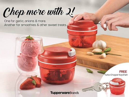 Dụng cụ xay thực phẩm Tupperware Turbo Chopper xay được cả thịt