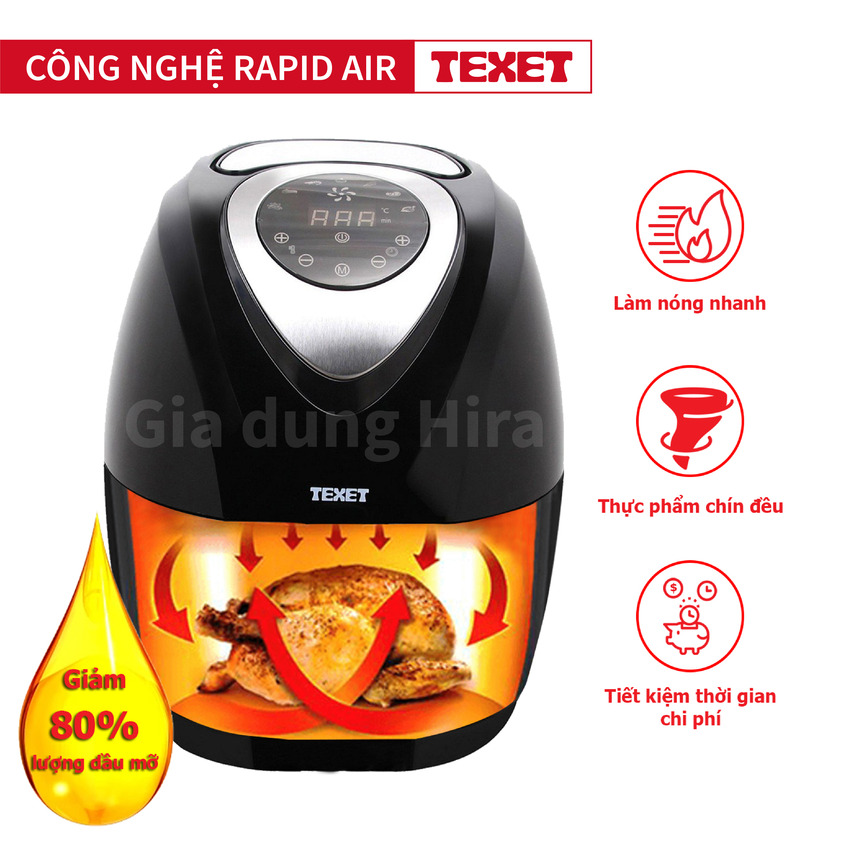 Nồi chiên không dầu TEXET 3,2L AF-612