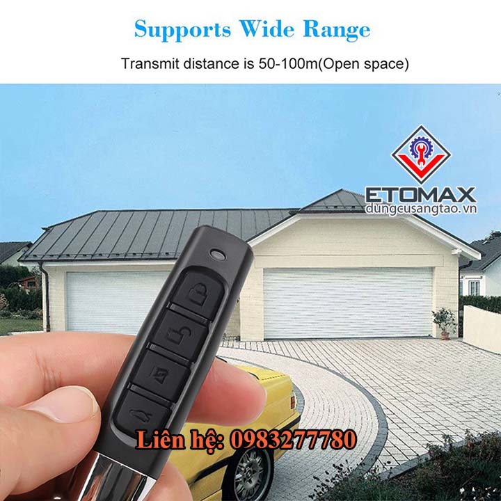Điều khiển cửa cuốn học lệnh mini