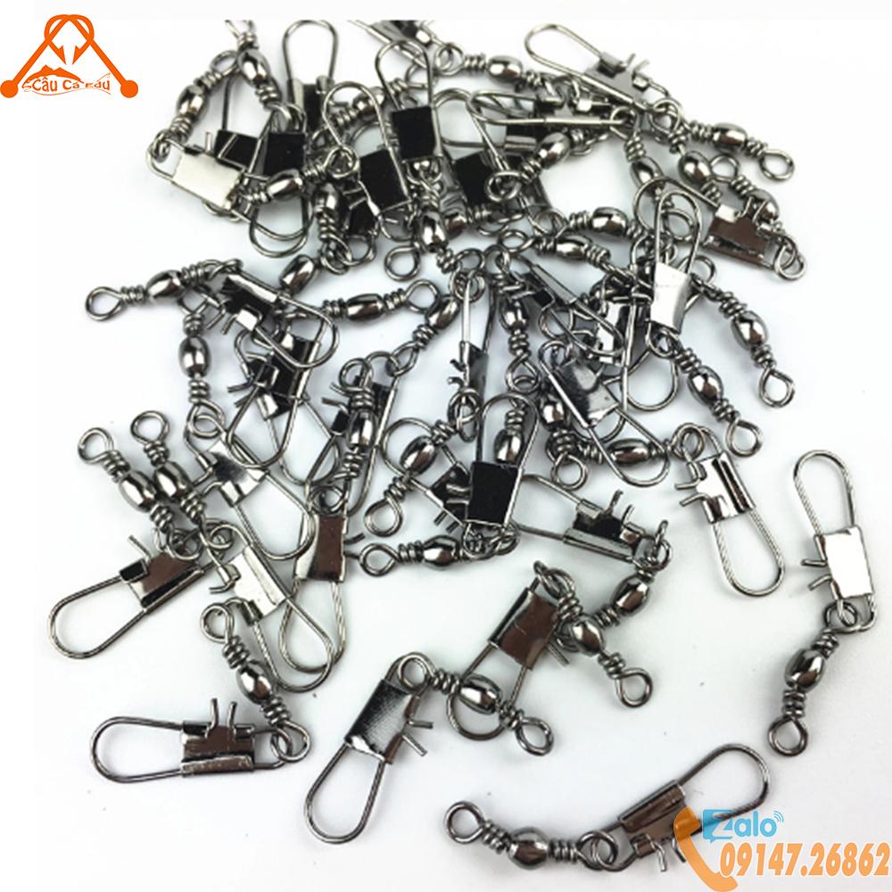 Combo 10 Khóa Link Chống Xoắn - Link Câu Cá | Caucaedu