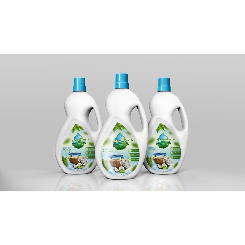Nước giặt xả organic Minh Hồng 2 lít