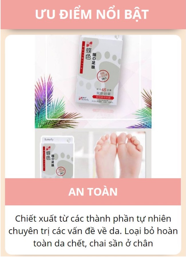 Home and Garden - Mặt Nạ Ủ Chân Butterfly (Combo 2 bộ)