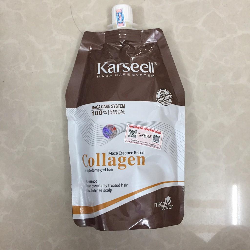 KEM Ủ TÓC KARSEELL MACA COLLAGEN SIÊU MƯỢT TÓC ITALY 500ML