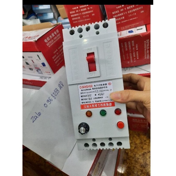 Aptomat Chống Mất Pha 100A - 380v