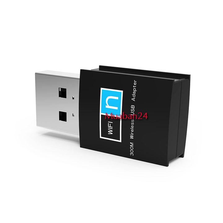 USB mini thu sóng Wifi cho Máy tính tốc độ 300M -RTL8192