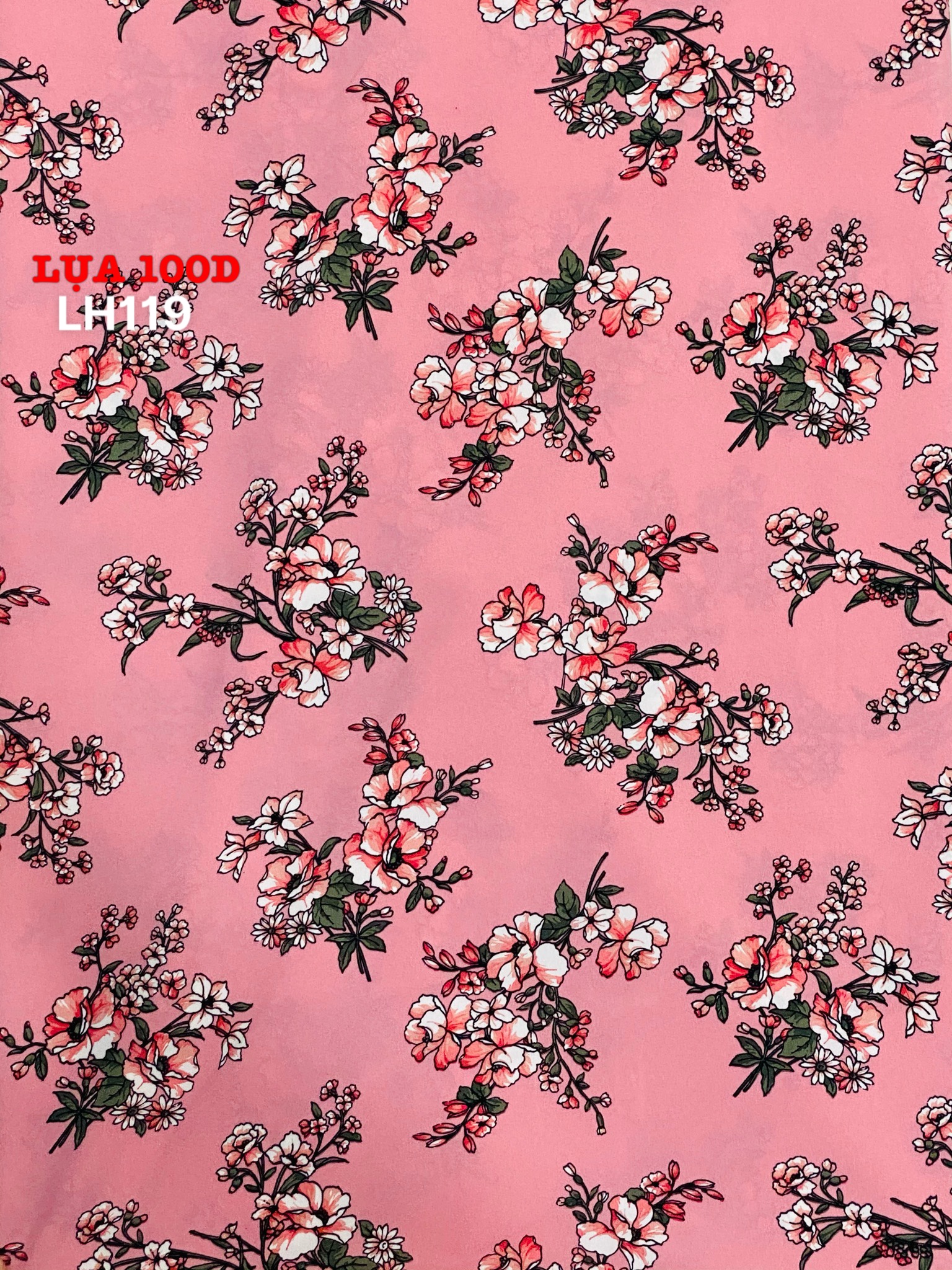 Vải lụa nhật hoa nhí - dòng vải thông dụng - 1 mét x 1m5